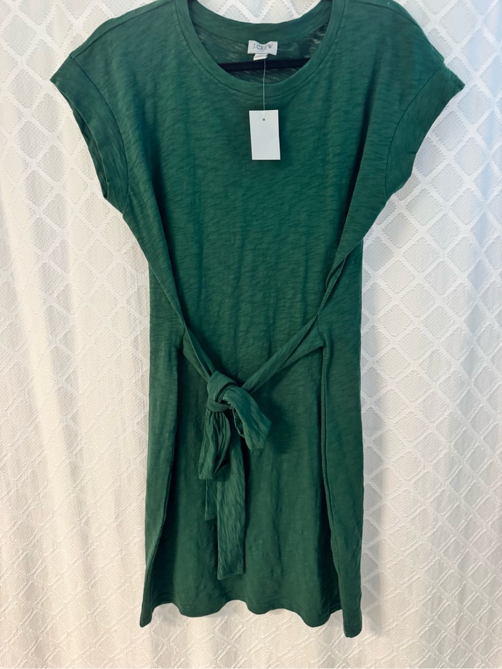 J.Crew Factory Short-Sleeve Tie-Waist T-Shirt Dress